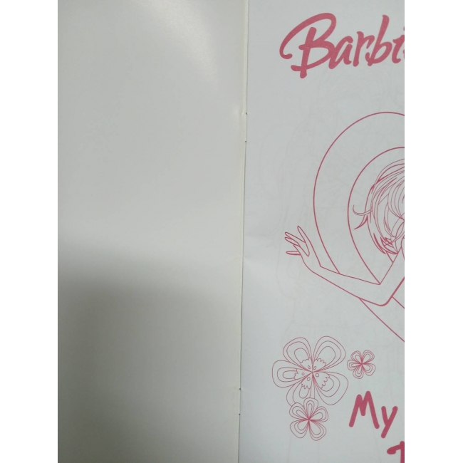 Barbie: สมุดระบายสี My Special things **รบกวนเลื่อนดูสภาพหนังสือก่อนการสั่งซื้อ**
